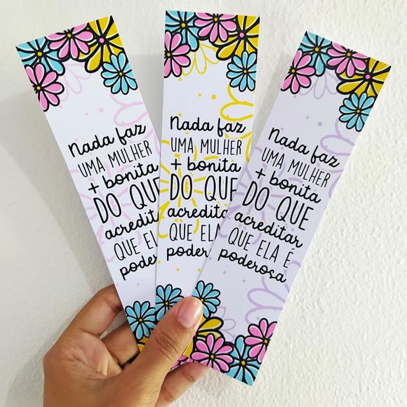 Marca Pagina Personalizado Dia das Mulheres