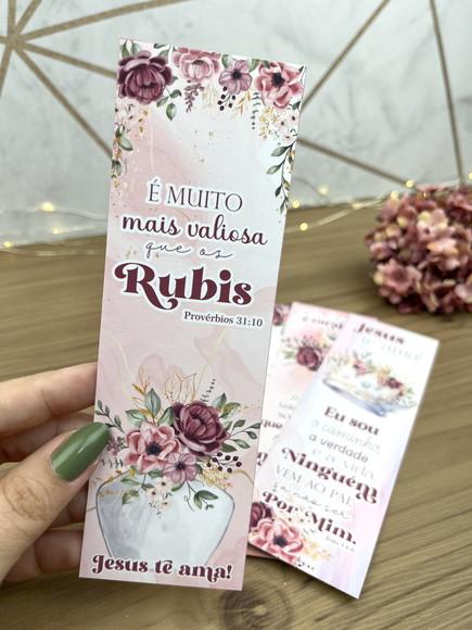 Marca Pagina Personalizado Mulher Virtuosa
