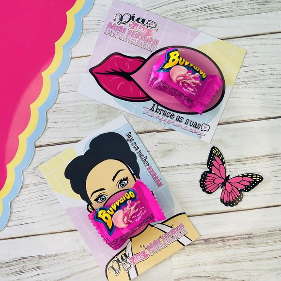 Mimo Card de Dia das Mulheres com Bubbaloo