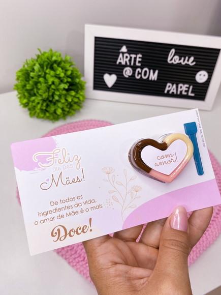 Mimo Chocolate Coração de Colher - Dia das Mães