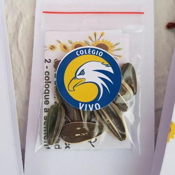 Mimo para Cliente Semente de Girassol com Cartão