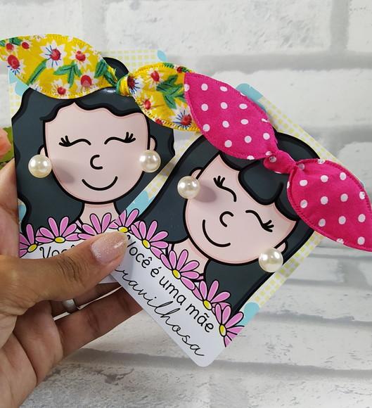 Mimo Xuxinha com Brinco e Tag Dia das Mães