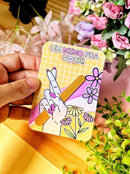 Mini Lixa de Unha Personalizado - Dia das Mulheres