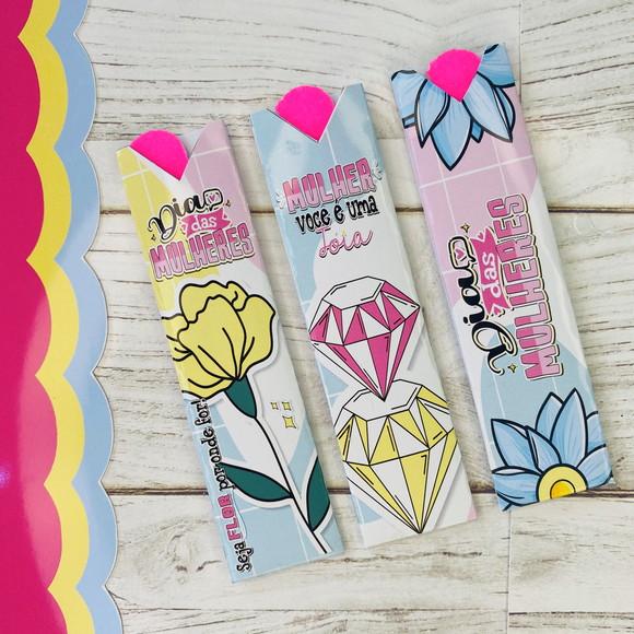 Mini Lixa de Unha Personalizado - Dia das Mulheres