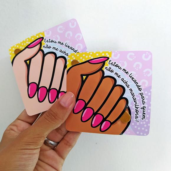 Mini Lixa de Unha Personalizado - Dia das Mulheres