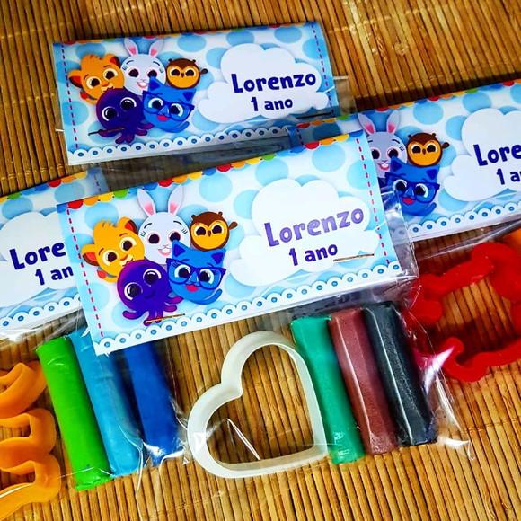 Mini Massinha Personalizada - Bolofofos Menino