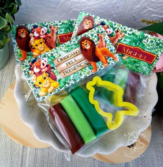 Mini Massinha Personalizada - o Rei Leão