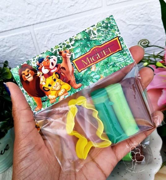 Mini Massinha Personalizada - o Rei Leão