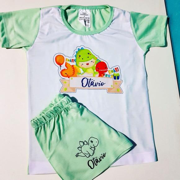 Pijama Personalizado - Dinossauro Baby
