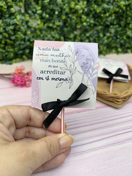 Pirulito Personalizado- Dia das Mulheres