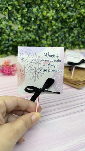 Pirulito Personalizado- Dia das Mulheres