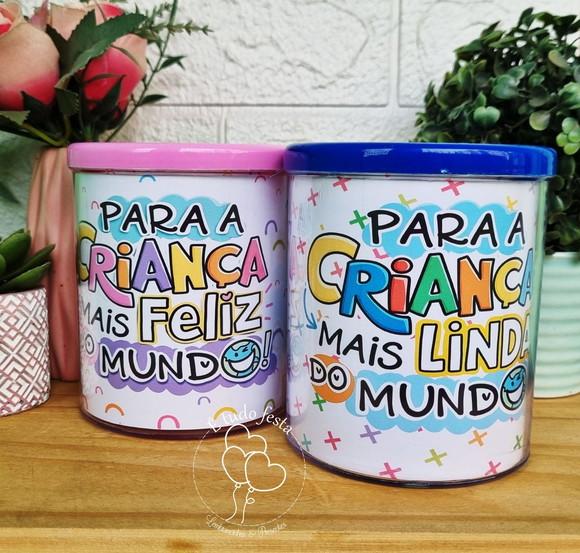 Porta Lápis de Acrilico - Dia das Crianças