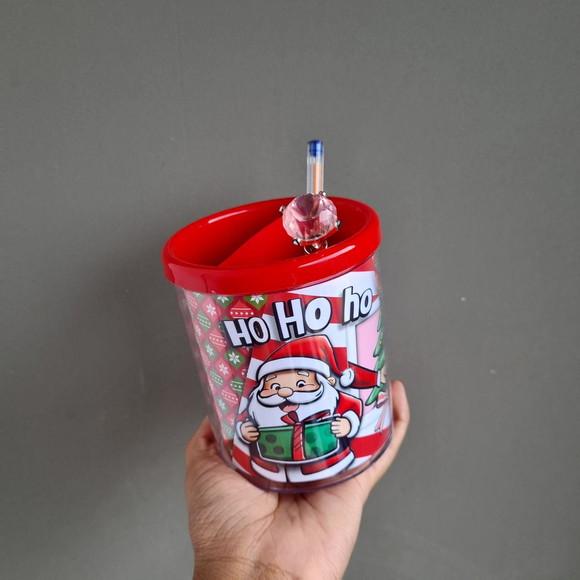Porta Lápis de Acrilico - Natal