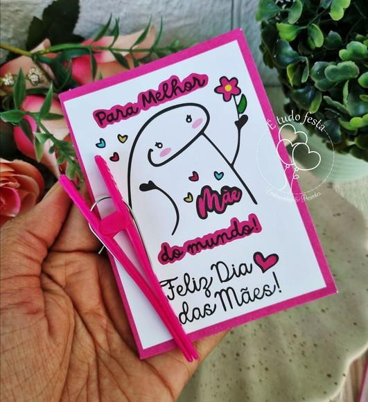 Presilia de Cabelo com Cartão Dia das Mães