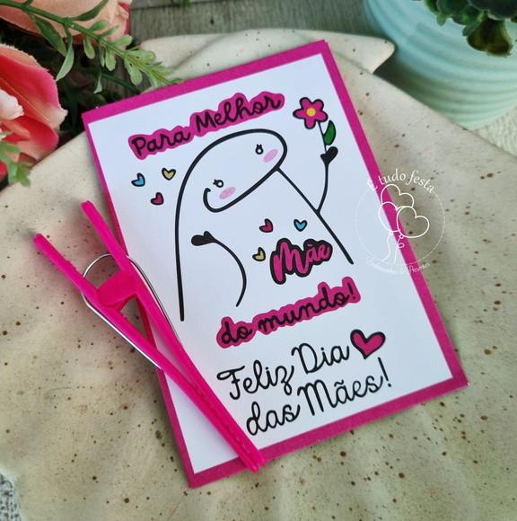 Presilia de Cabelo com Cartão Dia das Mães