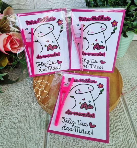 Presilia de Cabelo com Cartão Dia das Mães