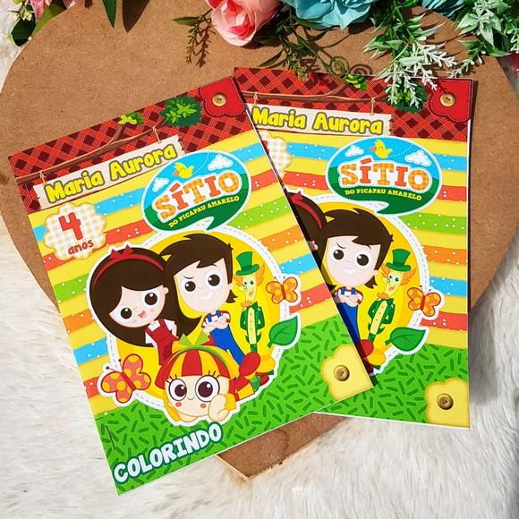 Revista de Colorir Sítio do Pica Pau Amarelo