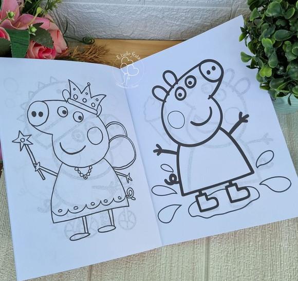 Revista para Colorir Personalizada 14x18cm P . e . P . P. a
