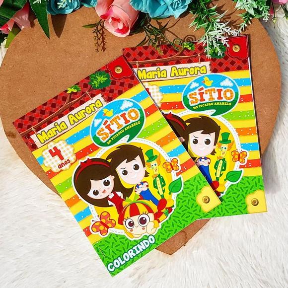 Revista de Colorir Sítio do Pica Pau Amarelo