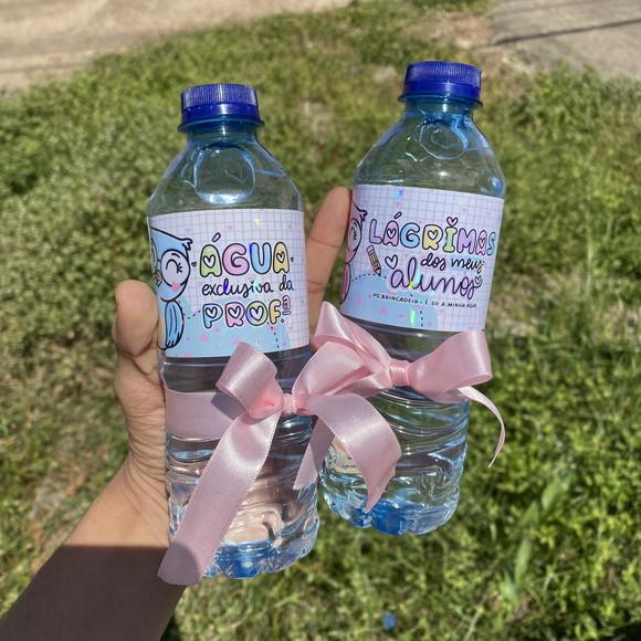 Rótulo Adesivo para Água 500 ml Dia dos Professores