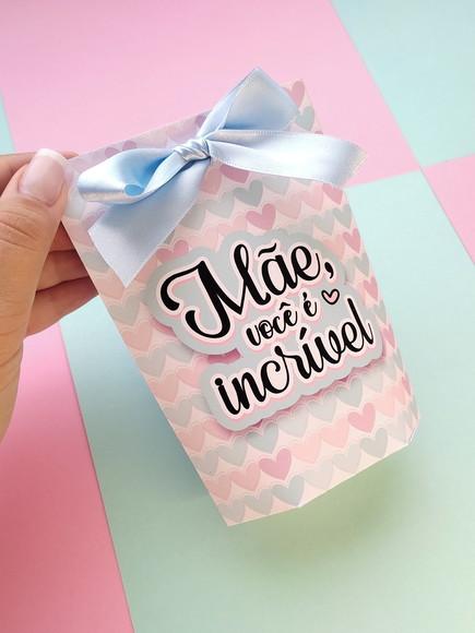 Saco Metalizado Zip Lock Personalizado Dia das Mães