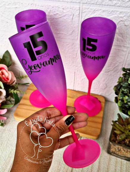 Taça Gin Personalizada 15 Anos