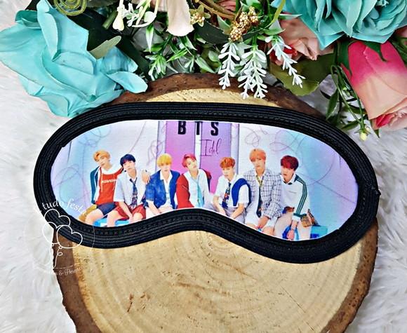 Tapa Olhos Personalizada - Banda Bts