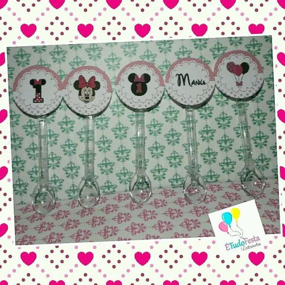Topper para Doces Minnie Mouse