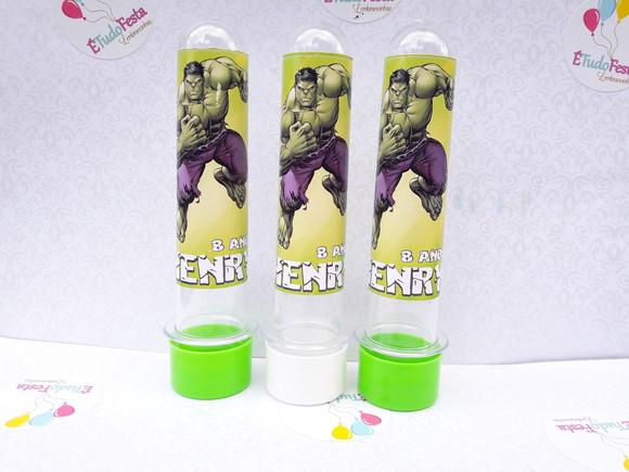 Tubete Personalizado Incrível Hulk