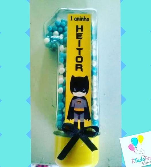 Tubete Personalizado Batman Número 1