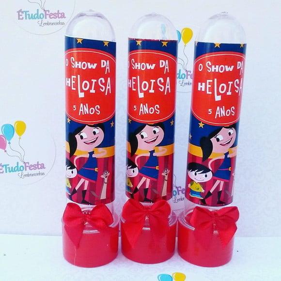 Tubete Personalizado Show da Luna