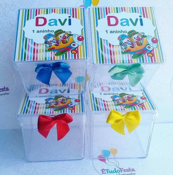 Caixinha acrílica personalizada - Patati Patatá