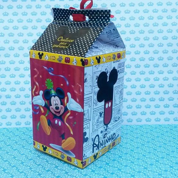 Caixinha de Milk personalizada - Mickey Mouse