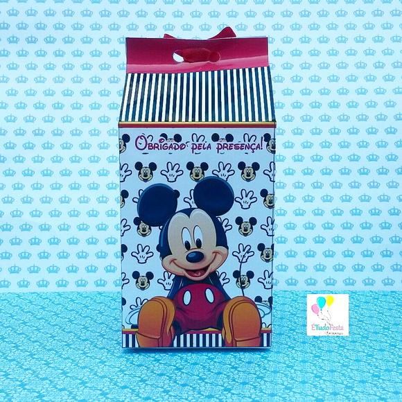 Caixinha de Milk personalizada Mickey Mouse