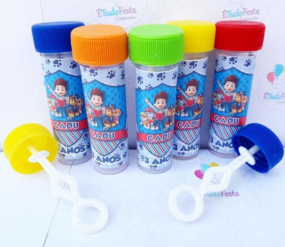 Frasco Bolinha de sabão Patrulha Canina