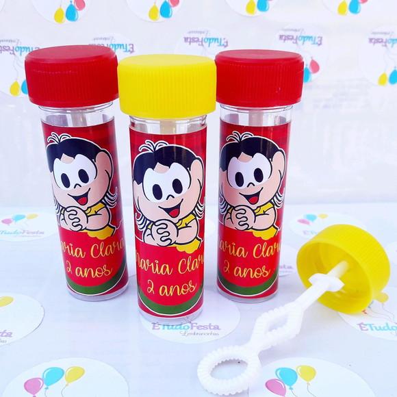 Frasco bolinha de sabão personalizado Magali