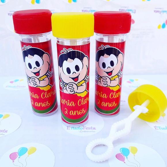 Frasco bolinha de sabão personalizado Magali