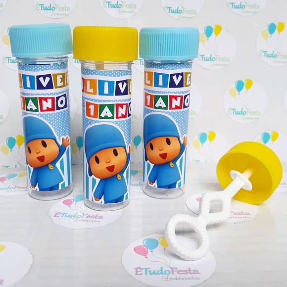Frasco bolinha de sabão personalizado Pokoyo