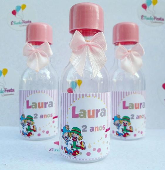 Garrafinha personalizada Patati Patatá - Rosa