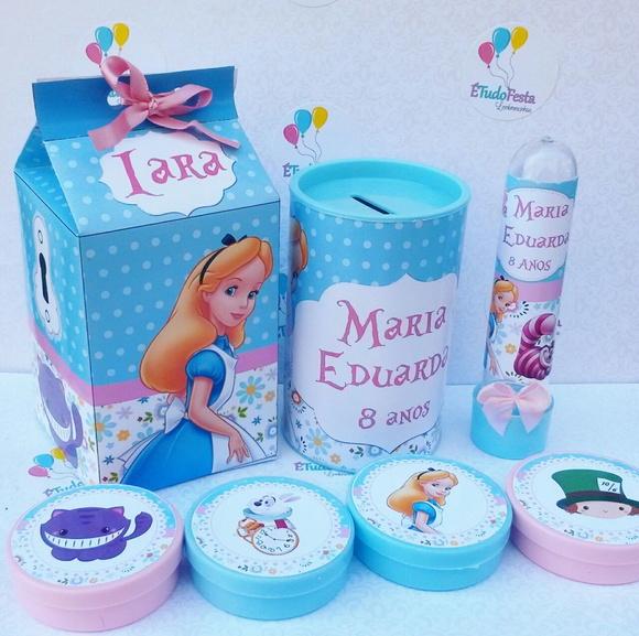 Kit festa infantil - Alice no Pais das Maravilhas