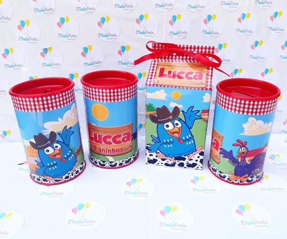 Kit festa infantil Galinha Pintadinha fazendeira