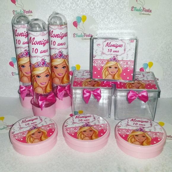 Kit festa infantil personalizado - Barbie