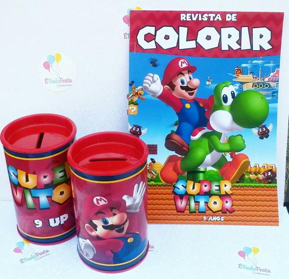 Kit festa infantil personalizado - Super Mário