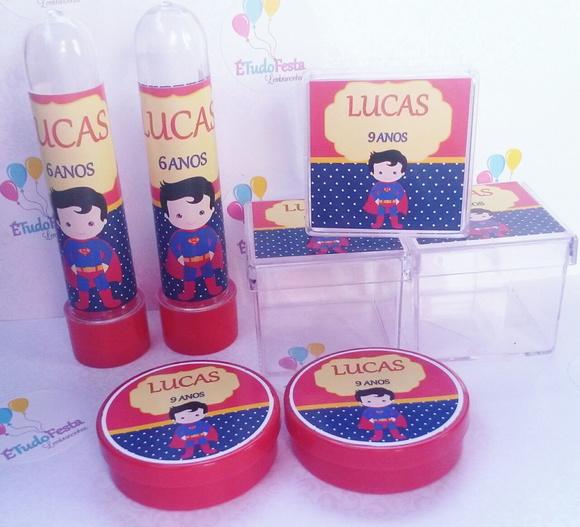 Kit festa infantil personalizado - Superman cute