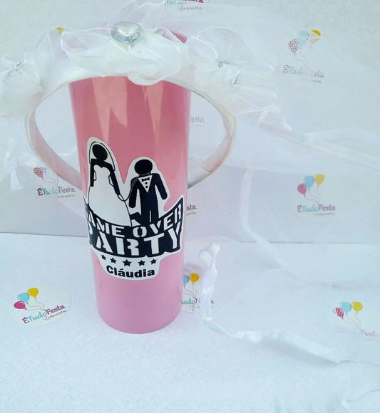 kit personalizado - despedida de solteira (com véu neon)