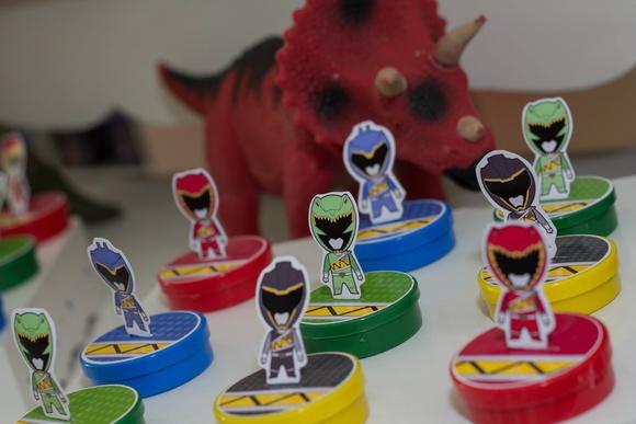 Latinha 3D personalizada Power Rangers