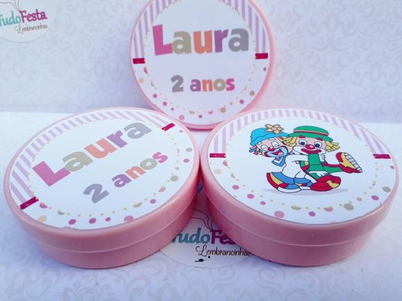Latinha personalizada Patati Patatá - Rosa