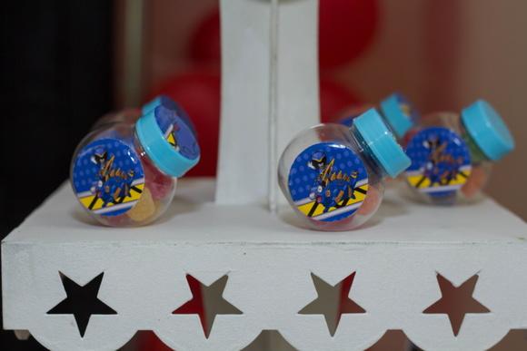 Mini baleiro personalizado Power Rangers