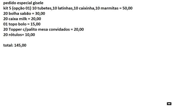 pedido gisele