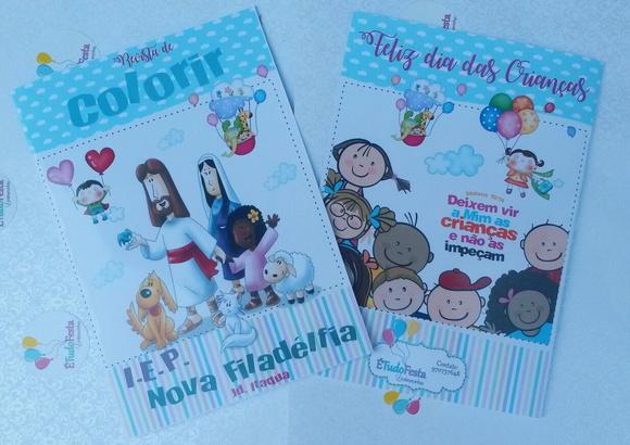 Revista de colorir personalizada - Evangélica